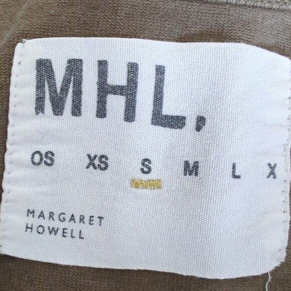 Margaret Howell Womens Tank Dress Sleeveless Cotton Olive Green Capsule Small - Picture 6 of 8